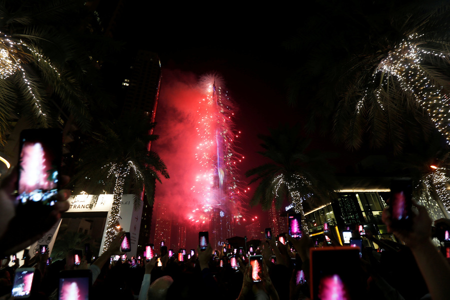 Silvester 2018 v Dubaji