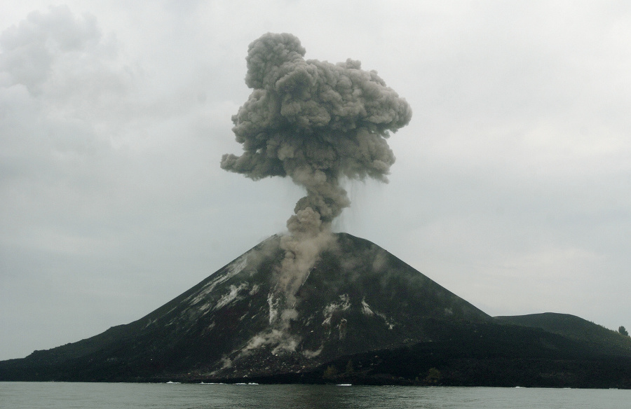 Sopka sopka Anak Krakatau