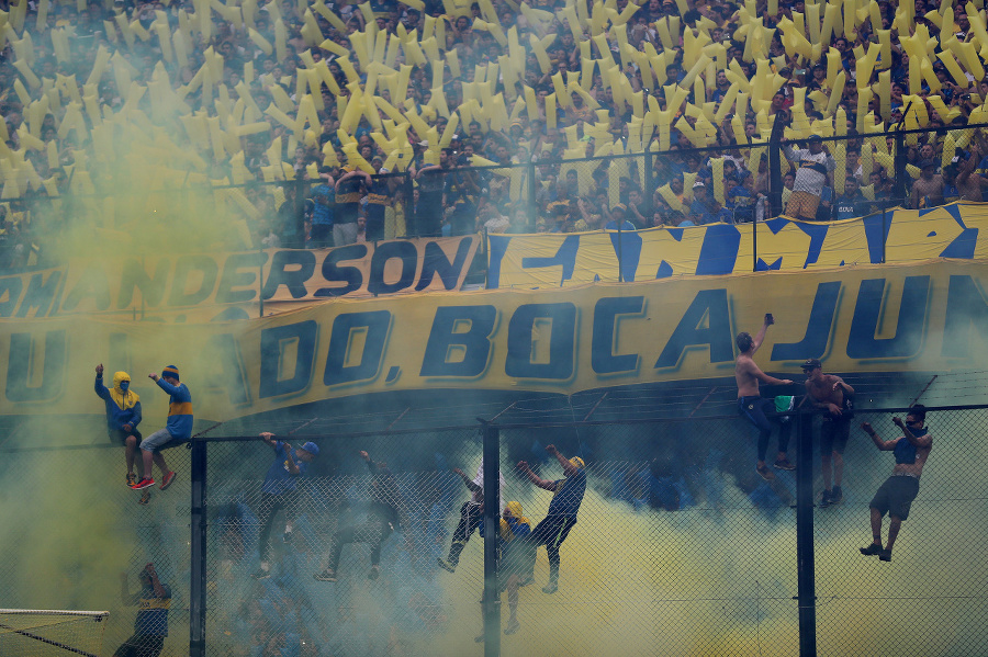 Fanúšikovia Boca Juniors v