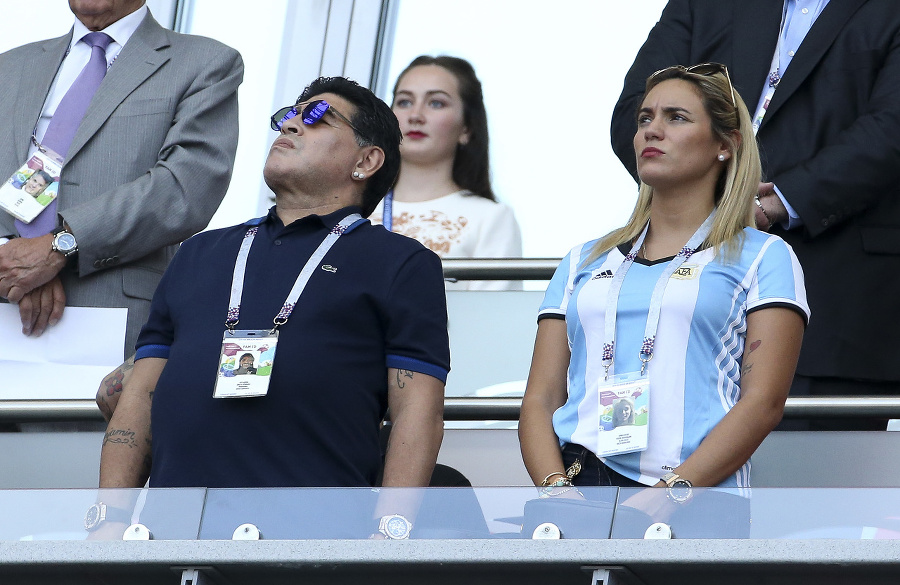 Maradona začal s Rocío Oliva