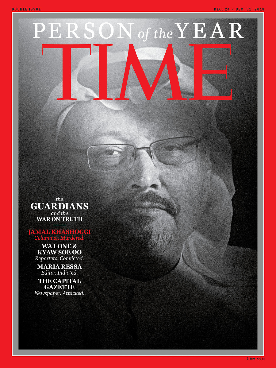 Časopis Time ocenil zavraždeného