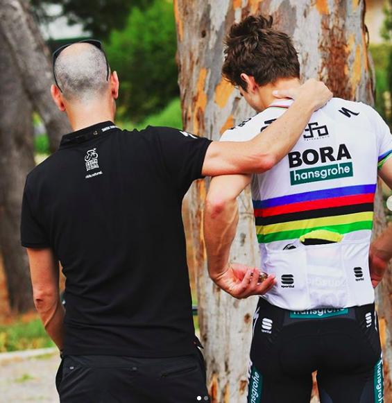 Peter Sagan si trénera