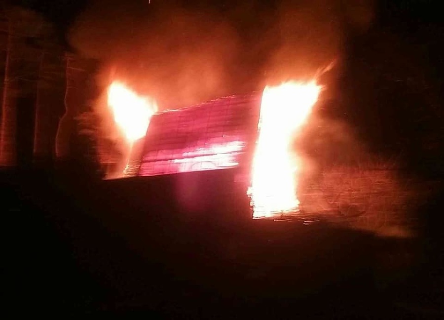 Požiar chaty v Partizánskom