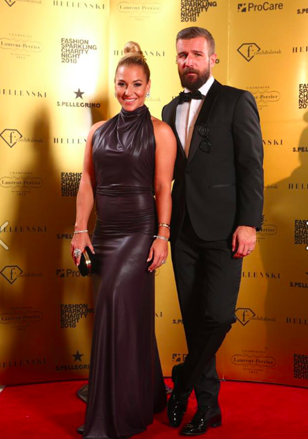 Dominika Cibulková s manželom.