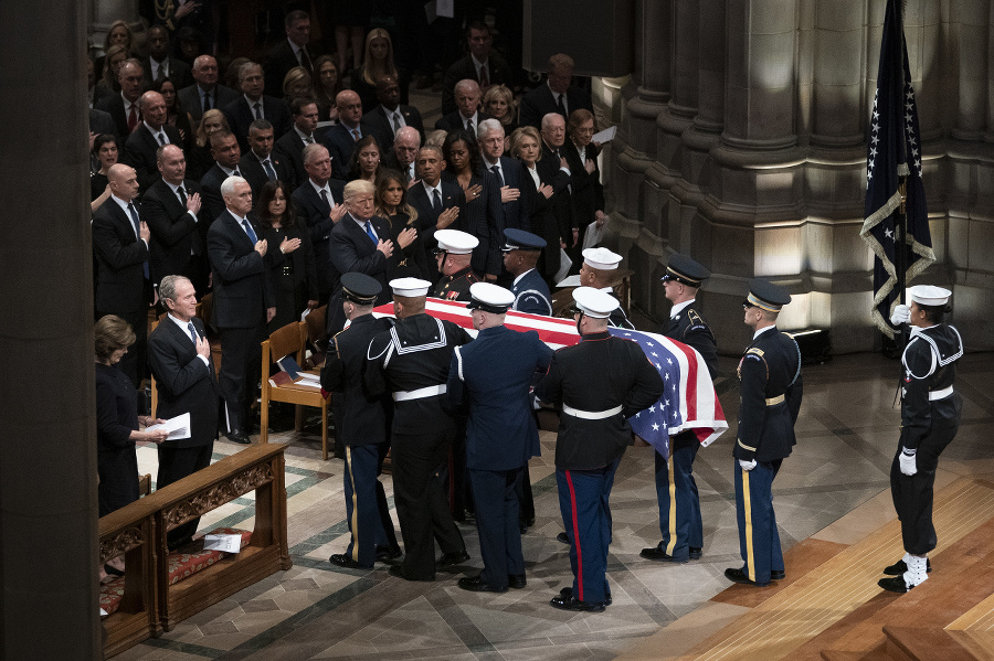 Pohreb Georgea Busha st.