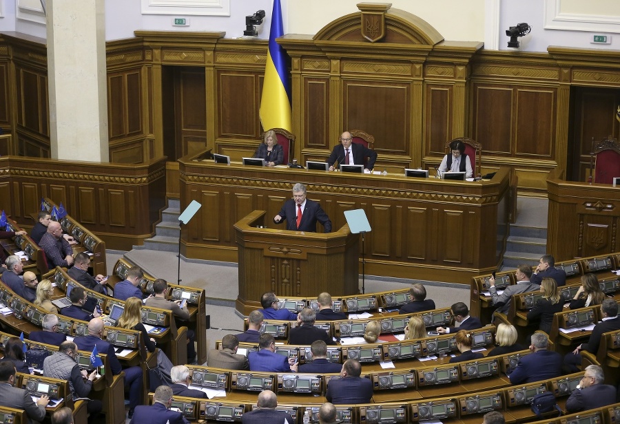 V ukrajinskom parlamente prebehla