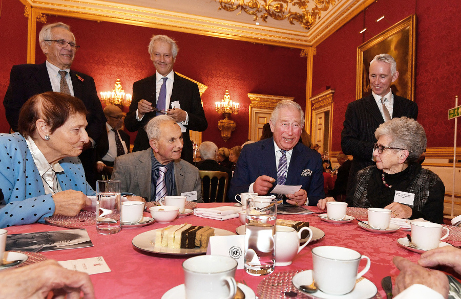 Princ Charles počas stretnutia