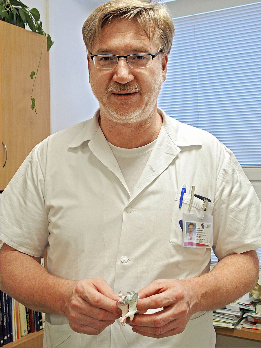 Martin Lajoš (51), primár