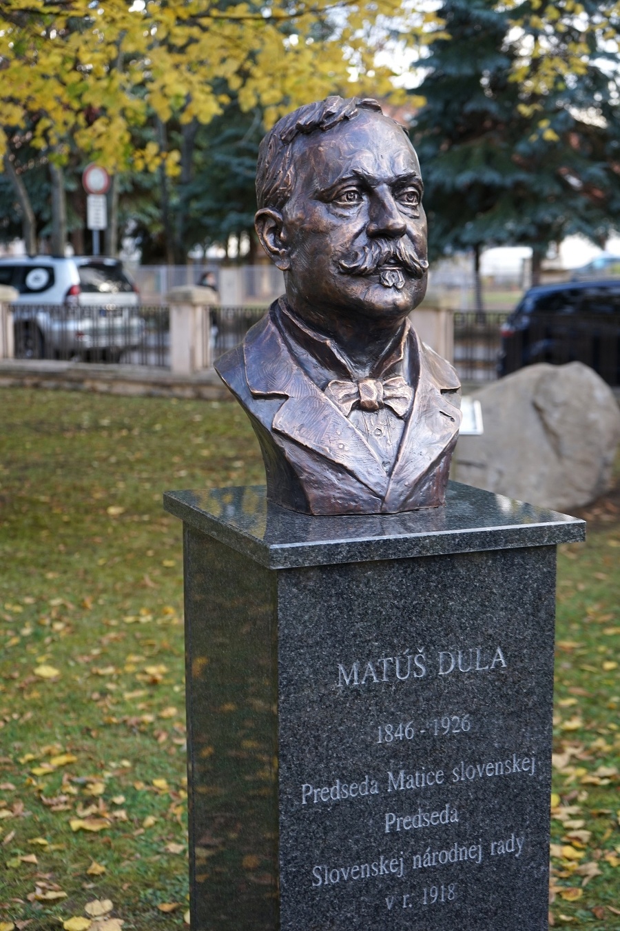 Slávnostné odhalenie busty Matúša