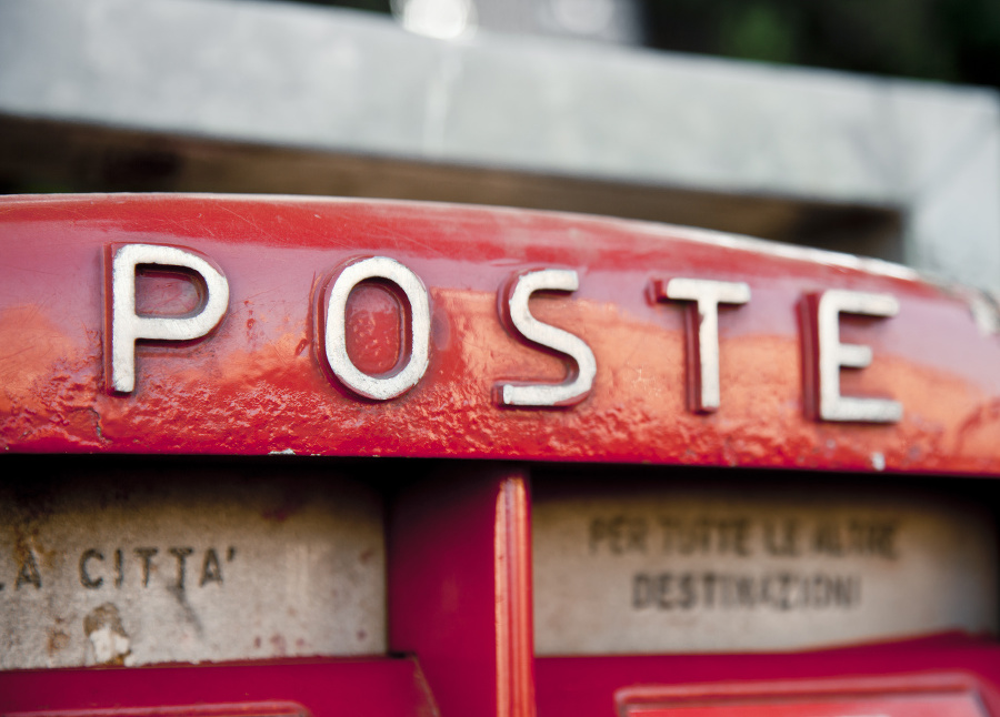 Public Mailbox in Rome,