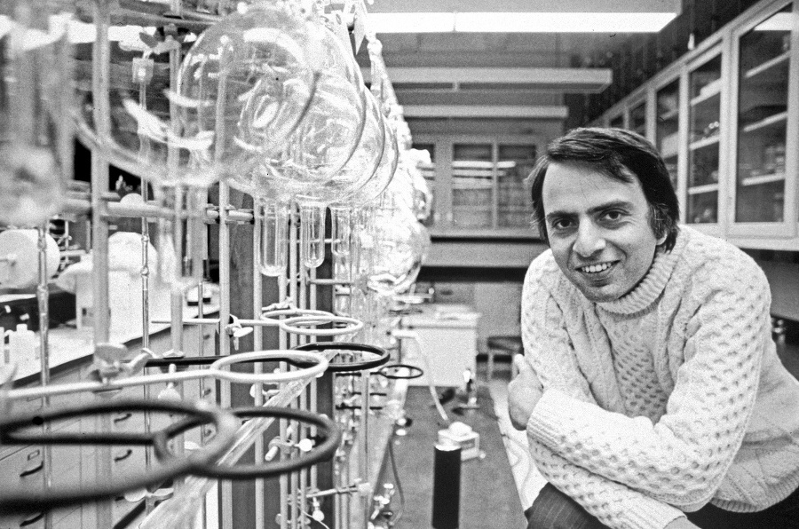 Slávny astrofyzik Carl Sagan.
