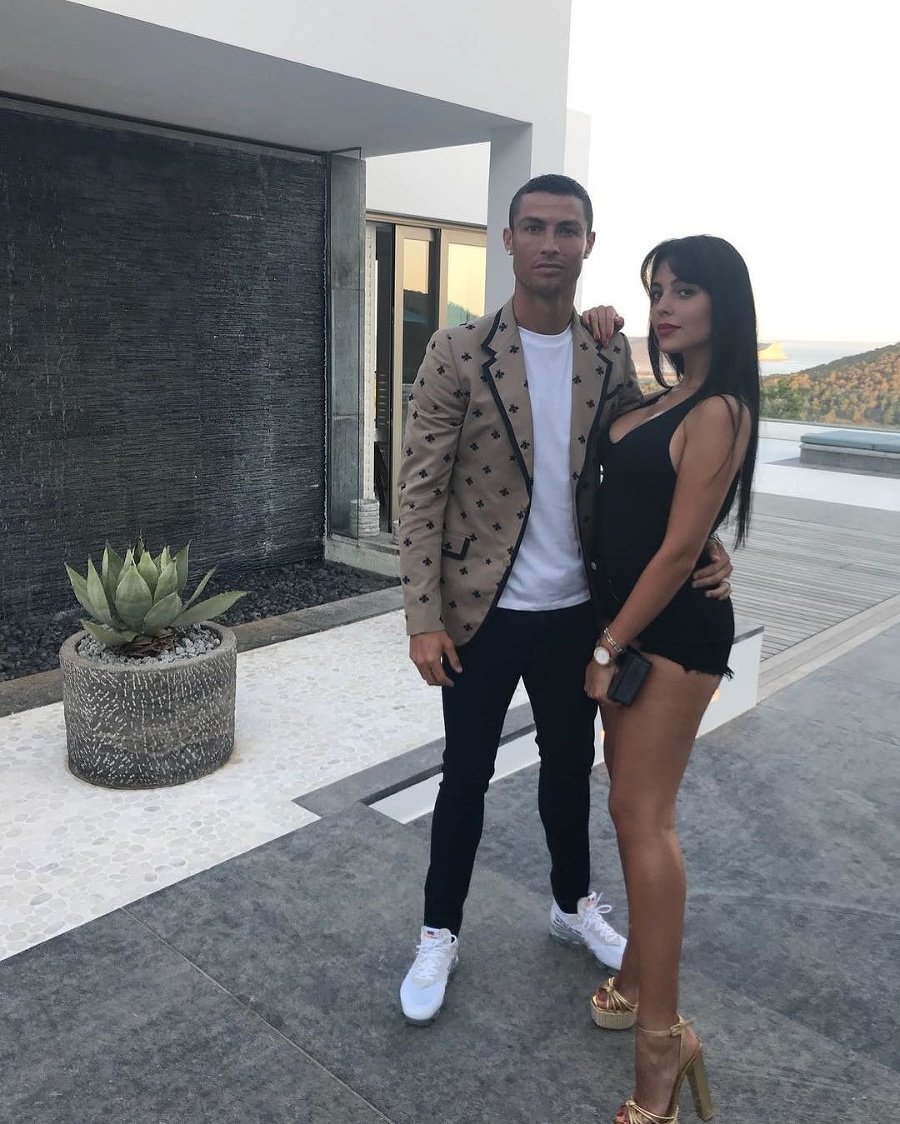 Ronaldo s priateľkou Georginou.