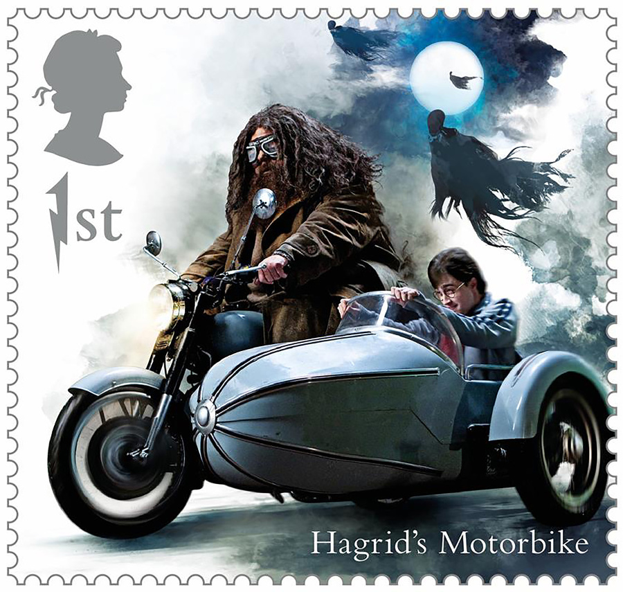 Hagridová motorka na poštovej