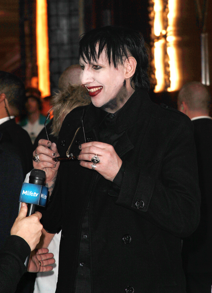 Kontroverzný spevák Marilyn Manson.