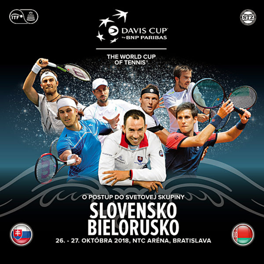 Daviscupový duel s Bieloruskom.