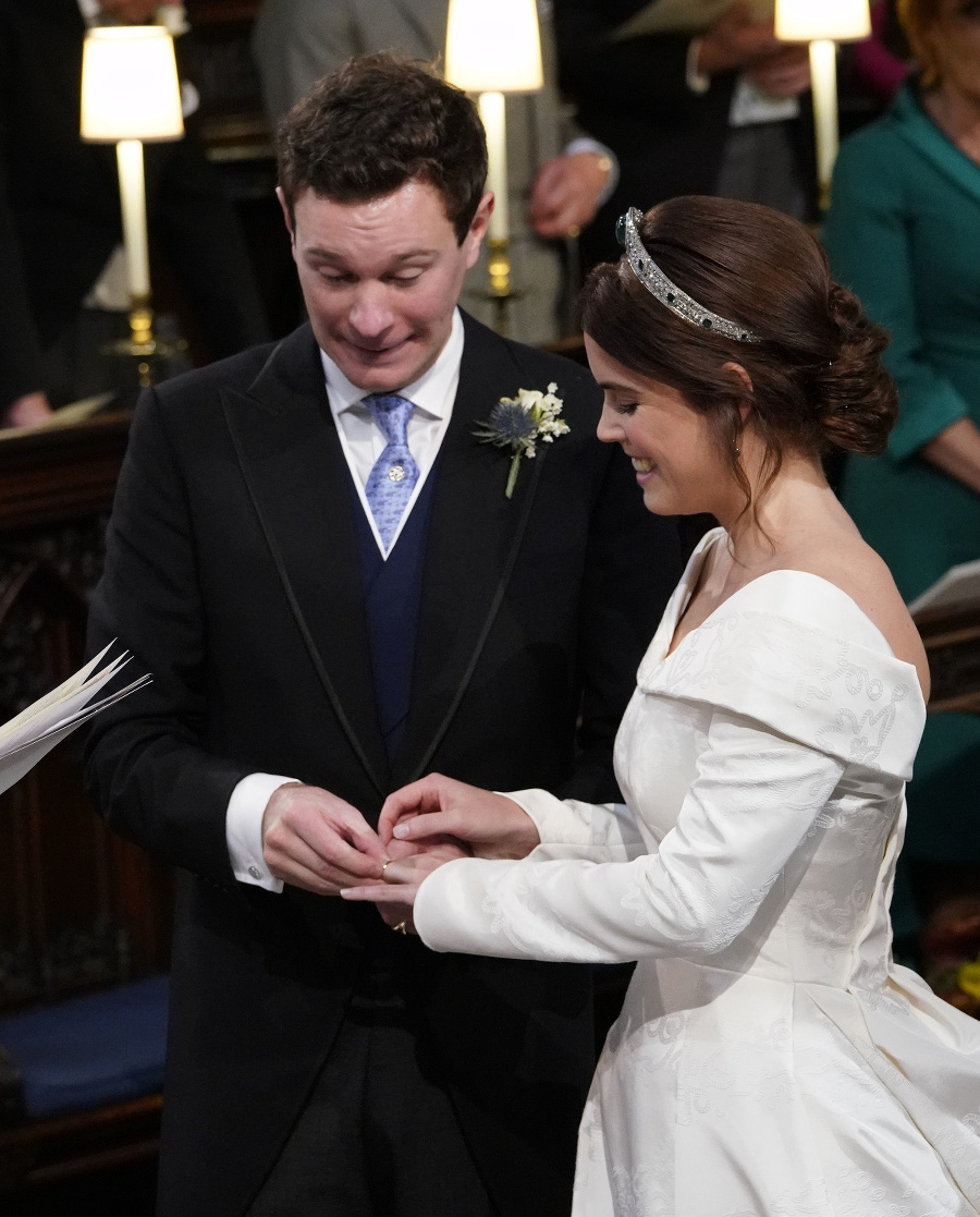 Svadba princeznej Eugenie a Jacka Brooksbanka.