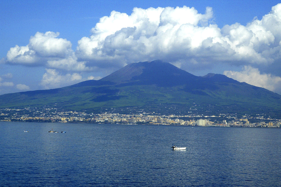 Sopka Vezuv. 