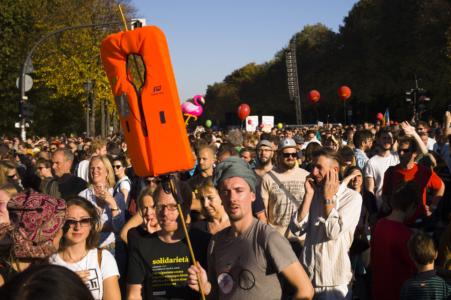 Okrem Berlína sa protestovalo