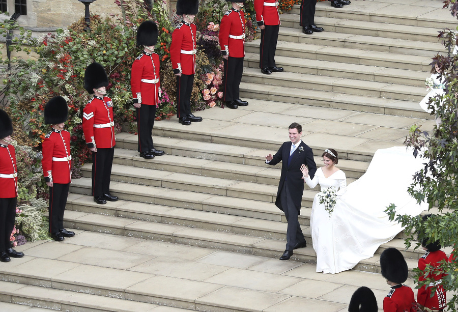 Svadba princeznej Eugenie a Jacka Brooksbanka.