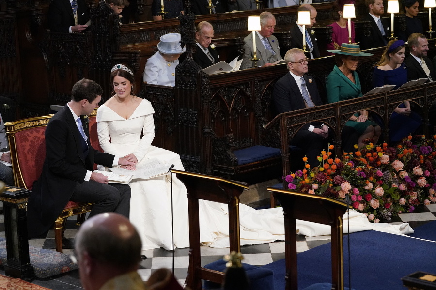 Svadba princeznej Eugenie a Jacka Brooksbanka.