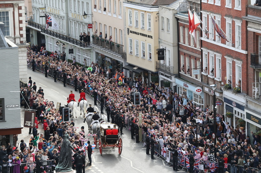 Svadba princeznej Eugenie a Jacka Brooksbanka.