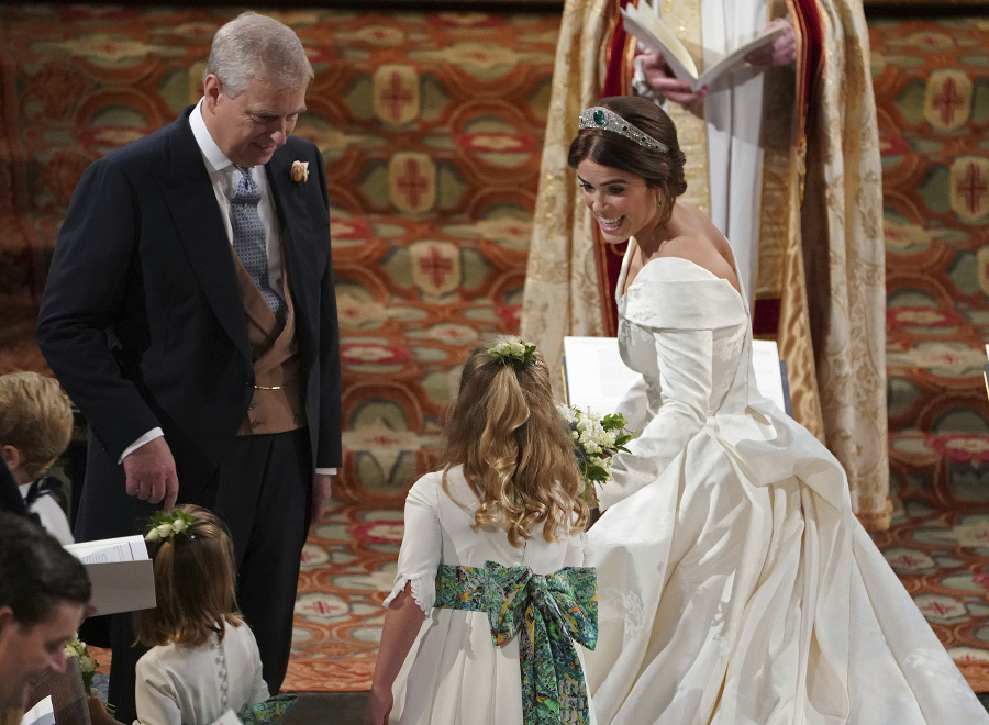 Svadba princeznej Eugenie a Jacka Brooksbanka.