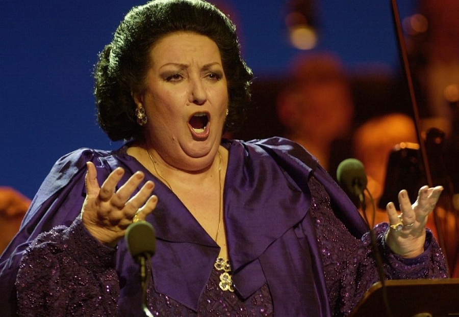 Operná speváčka Monserrat Caballé