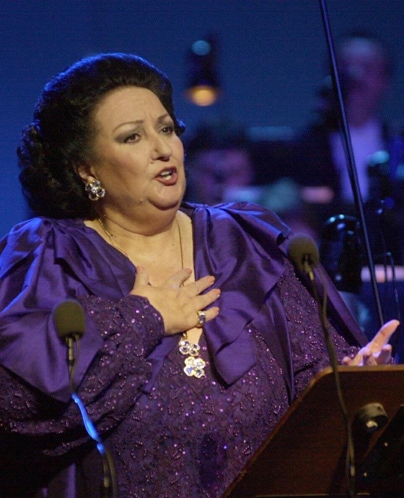 Operná speváčka Monserrat Caballé