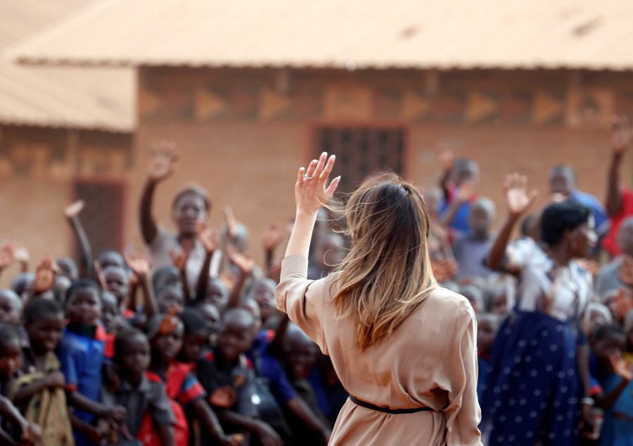 Melania Trump navštívila Malawi.
