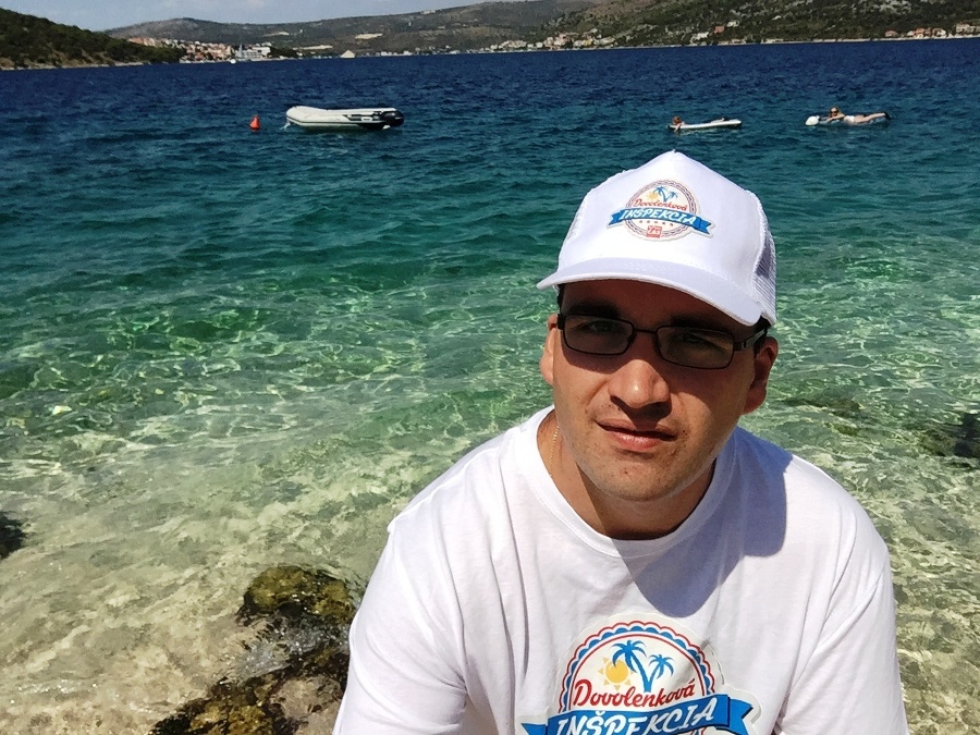 Dovolenkový inšpektor Ladislav Kapuca pri svojom najobľúbenejšom mori.
