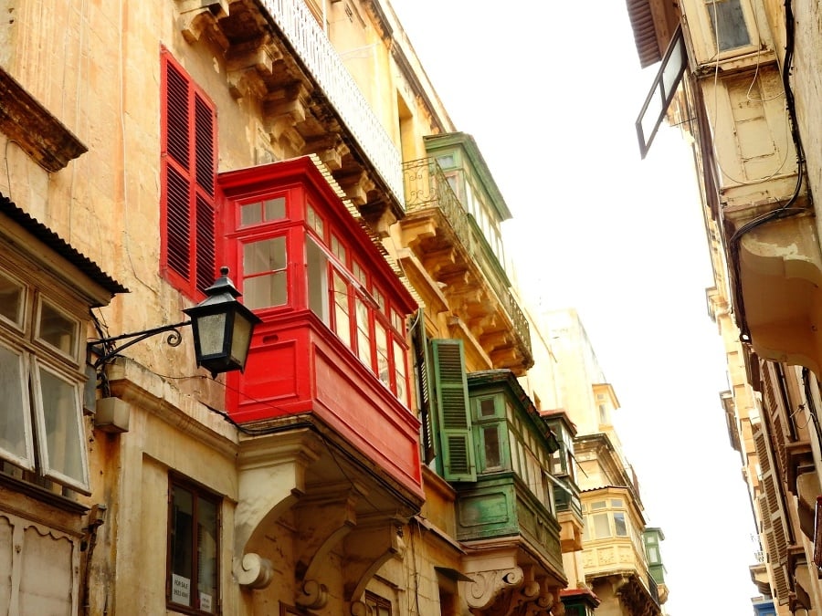 Krásy mestečka Valletta.