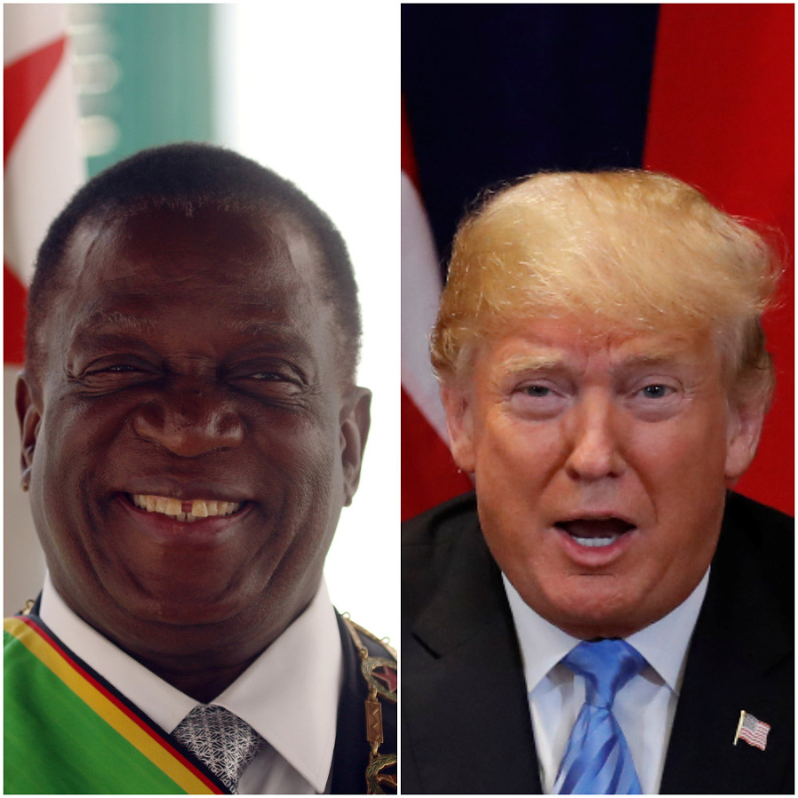 Prezident Zimbabwe ponúka Trumpovi