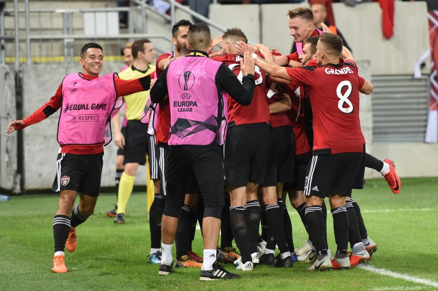 Futbalisti Spartak Trnava zvíťazili nad Anderlechtom Brusel v zápase D-skupiny Európskej ligy 2018/2019  1:0.
