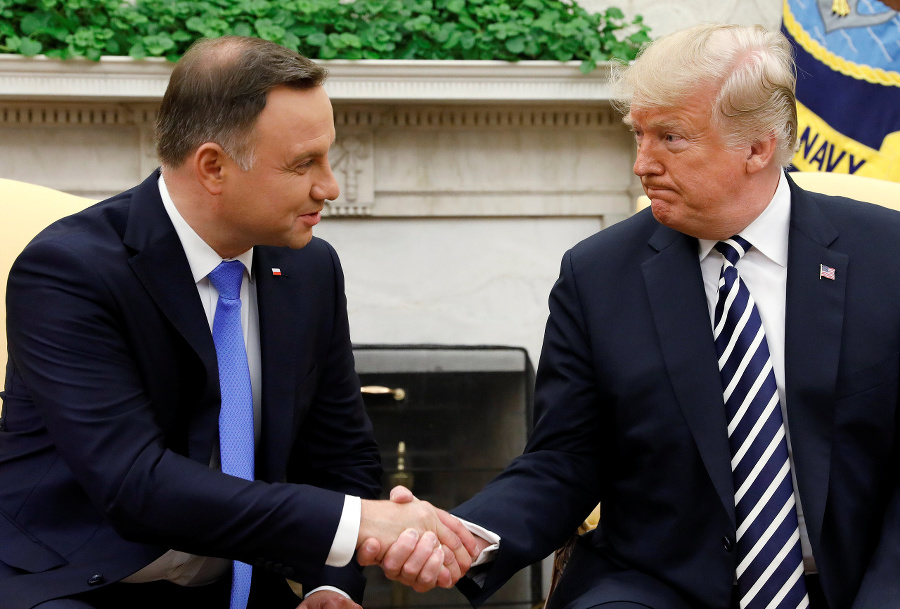 Prezidenti Poľska a USA