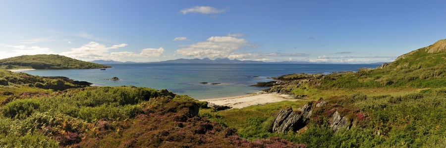 The view towards Jura