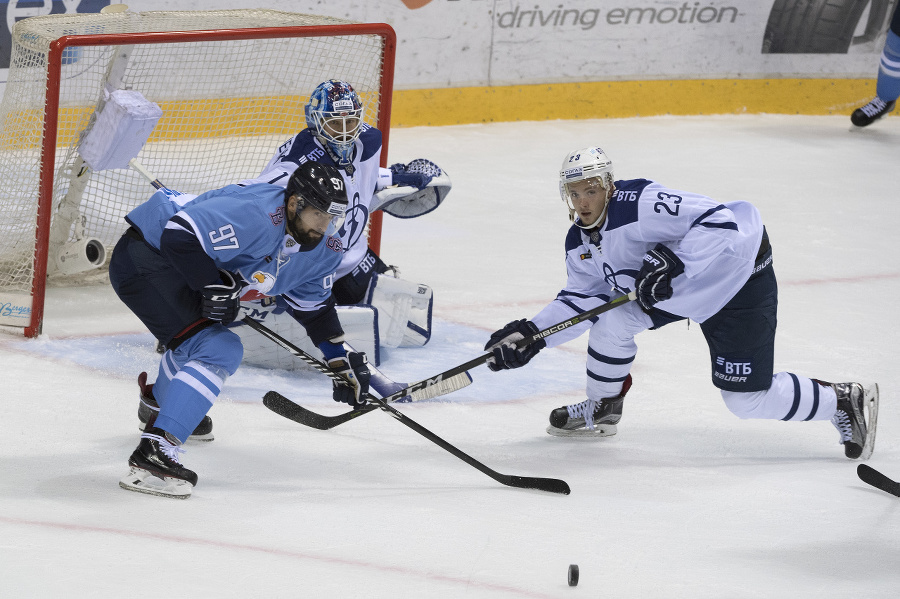 Slovan v zápase KHL