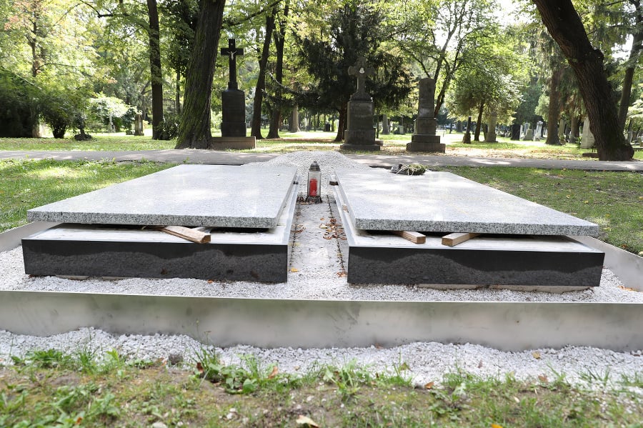 Hrob bývalého prezidenta Michala
