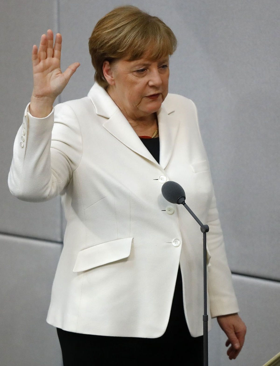 Angela Merkelová sa nemeckou