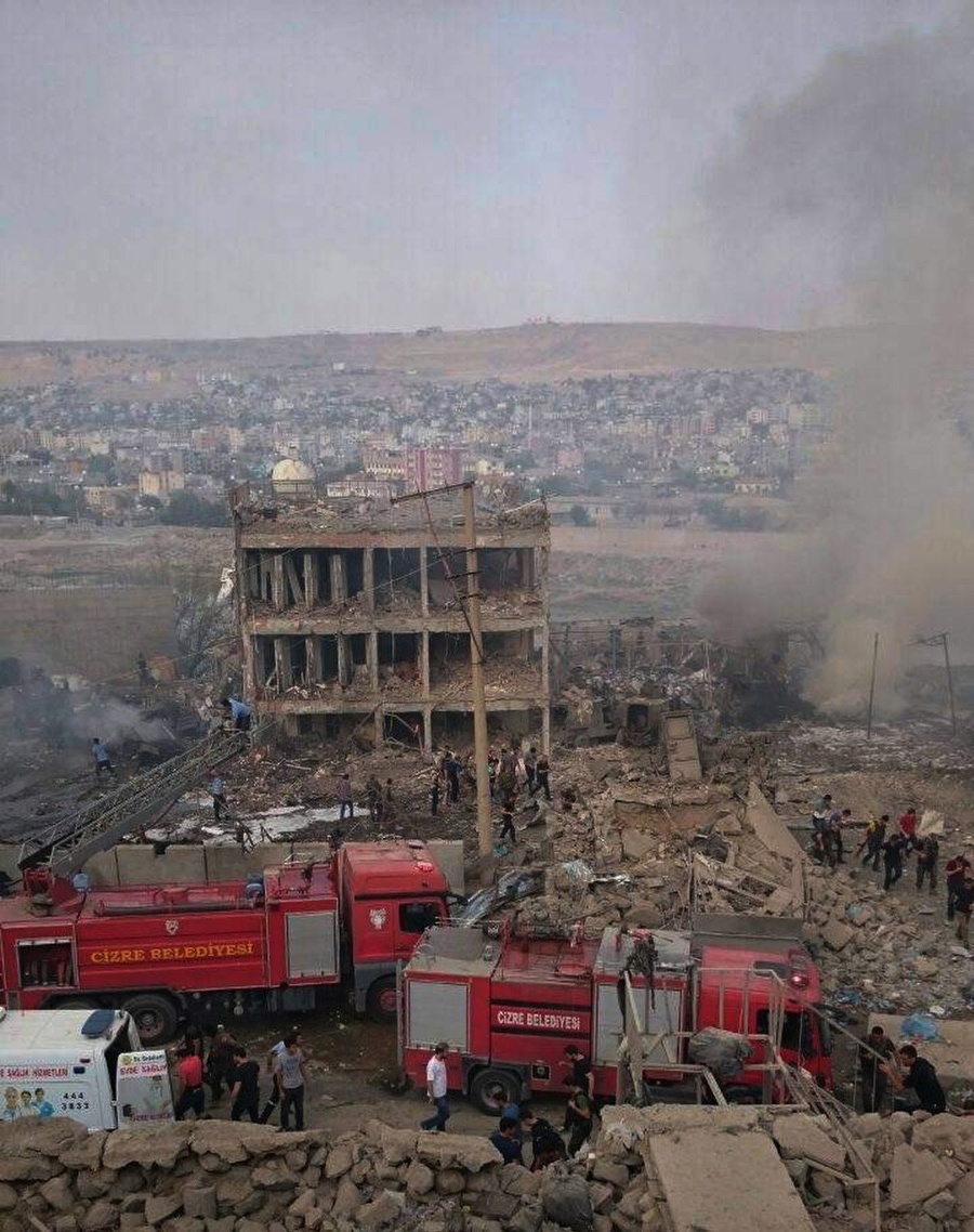 Budova zostala po výbuchu