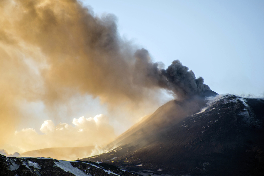 Najaktívnejšia európska sopka Etna