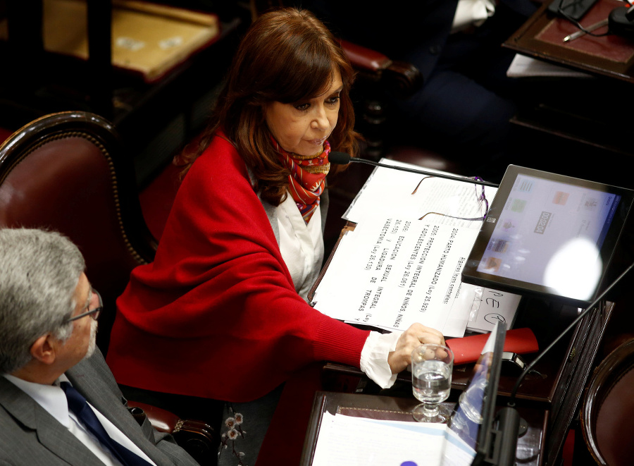 Argentínsky Senát hlasoval proti