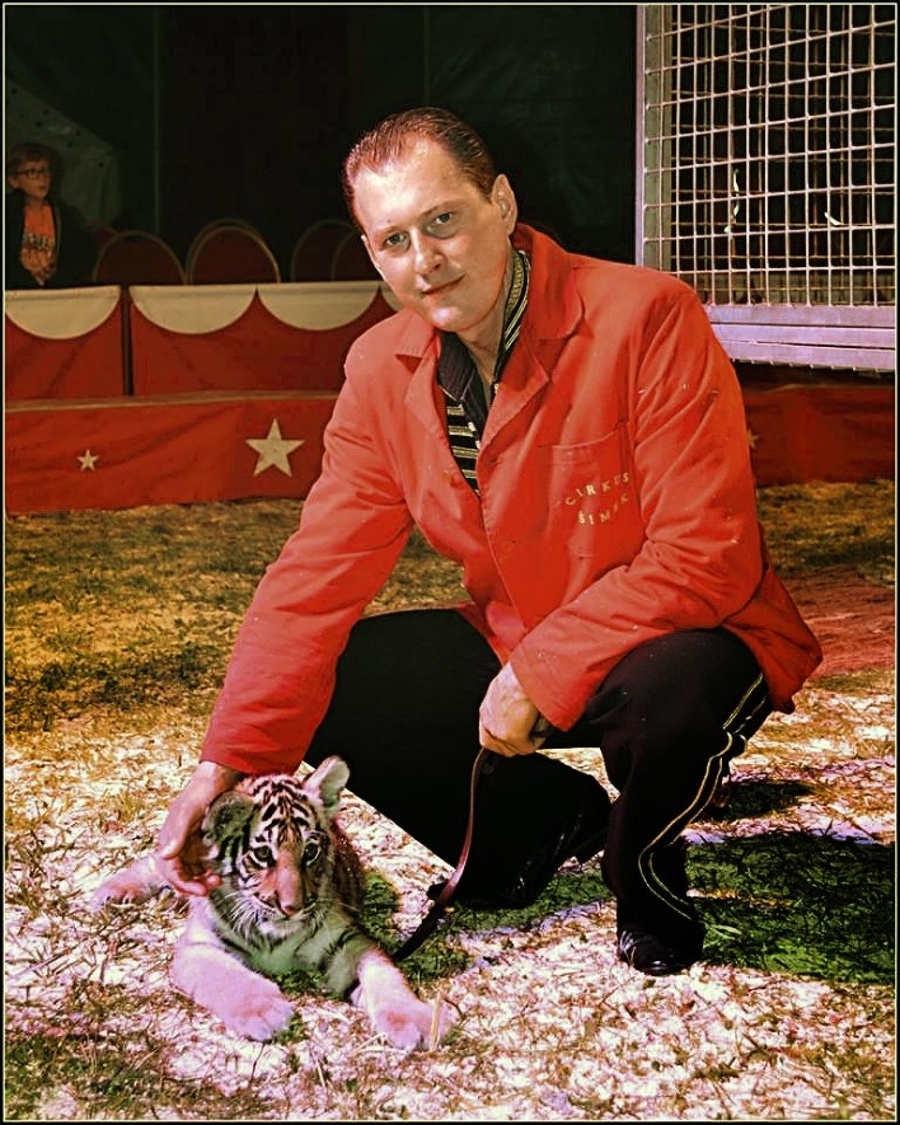 Majiteľ cirkusu Emil Šimek.