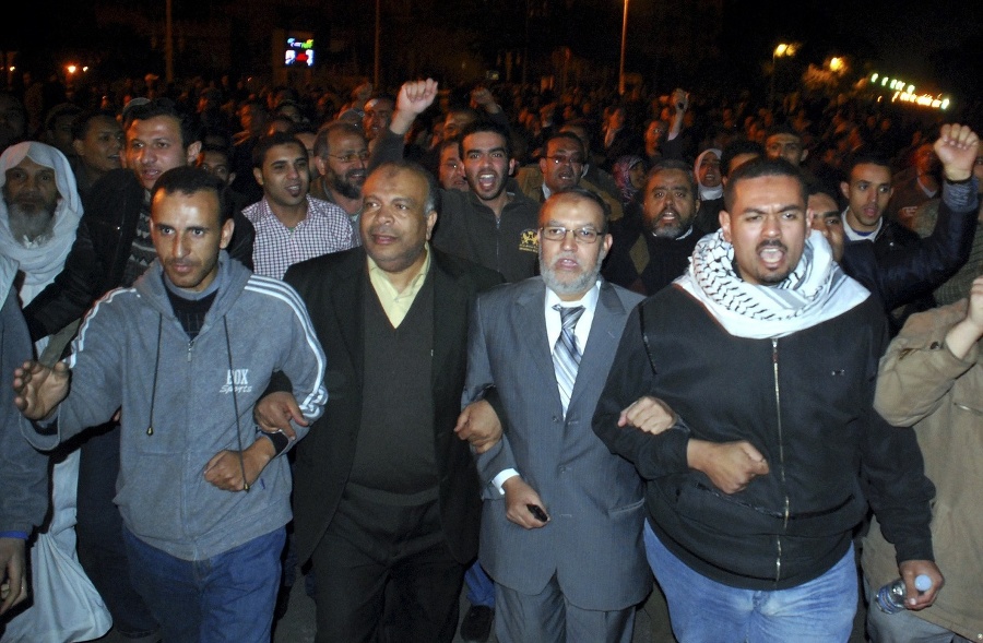 Poprední predstavitelia egyptského radikálneho