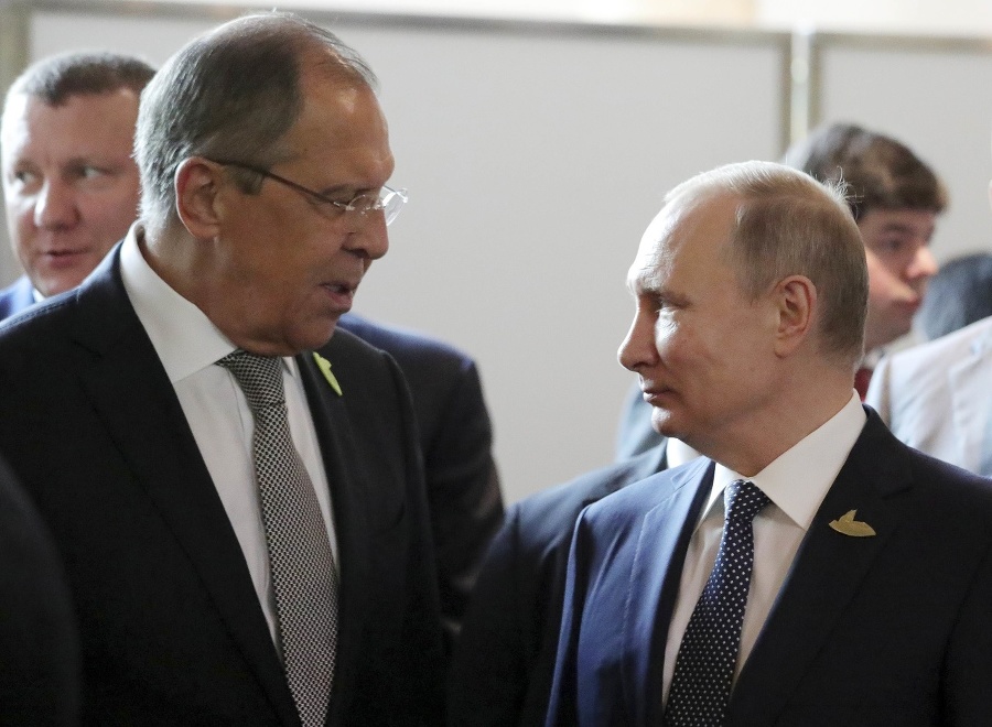 Lavrov a Putin.