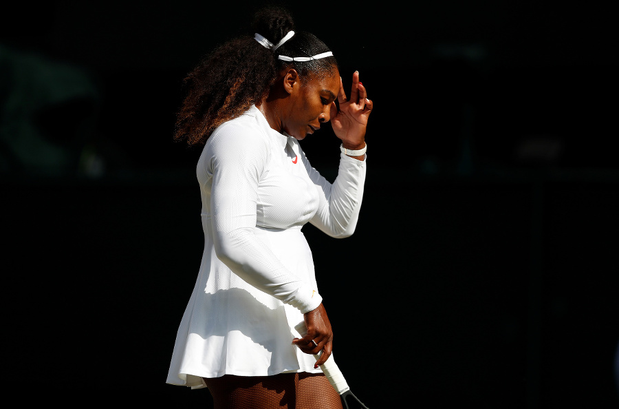 Serena Williamsová smúti.