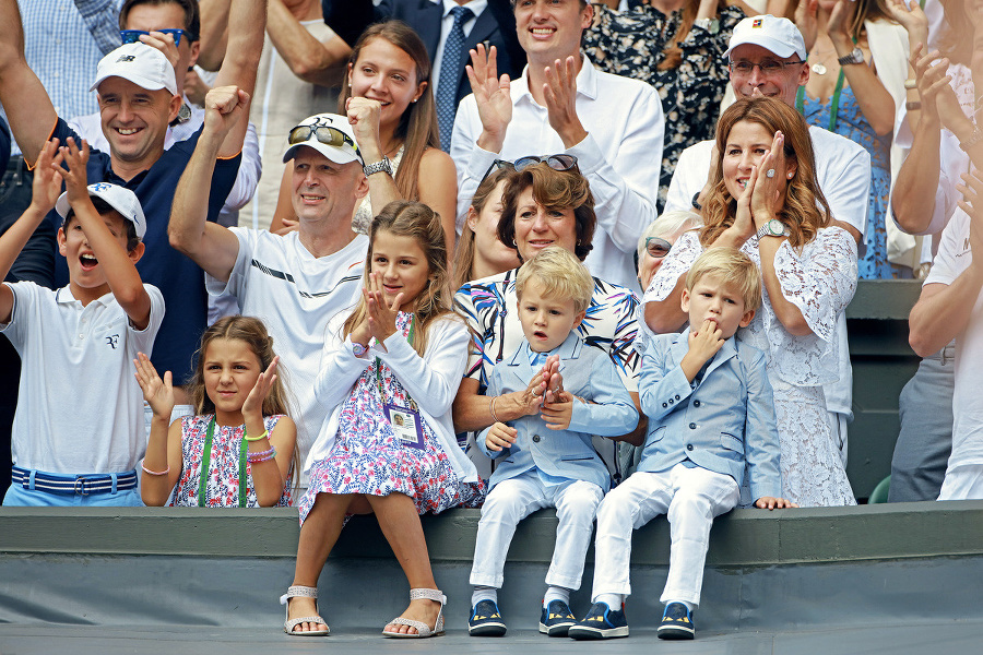 Šťastná rodinka Federerovcov