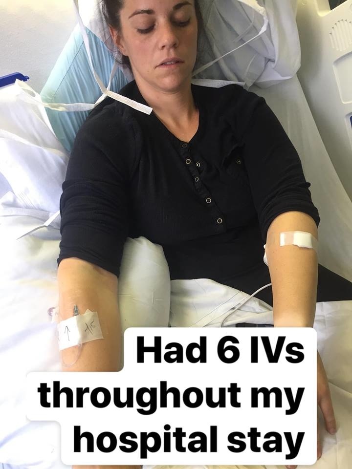 Amanda skončila v nemocnici.