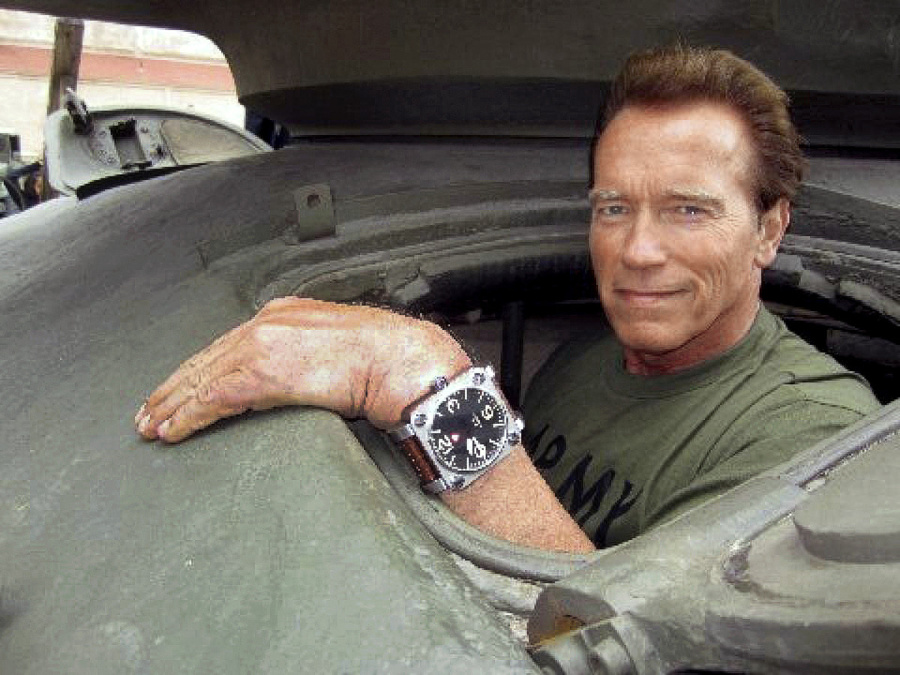 Arnold slúžil ako tankista