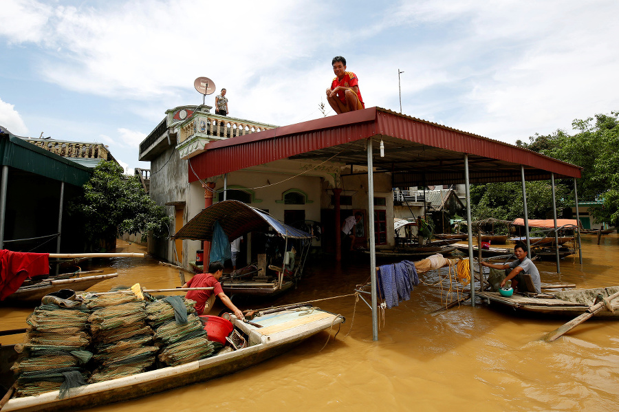Záplavy vo Vietname. 