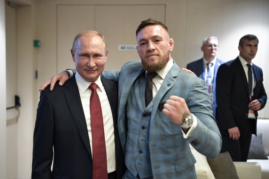 McGregog sa v Rusku stretol s Putinom.